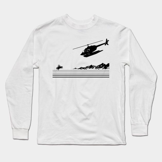 Heli-huntin' Long Sleeve T-Shirt by CCDesign